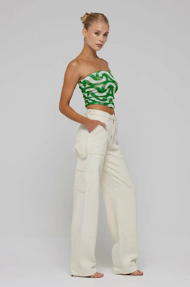 RESA Elsa Cargo Pant In Cream Women Basics
