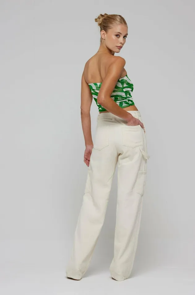 RESA Elsa Cargo Pant In Cream Women Basics