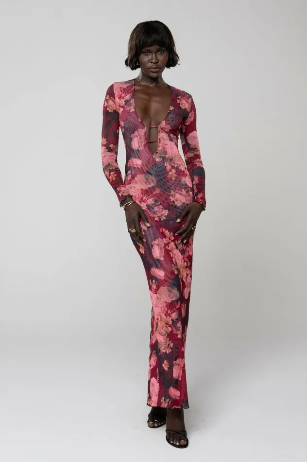 RESA Esme Dress In Aurora Women Midi Dress
