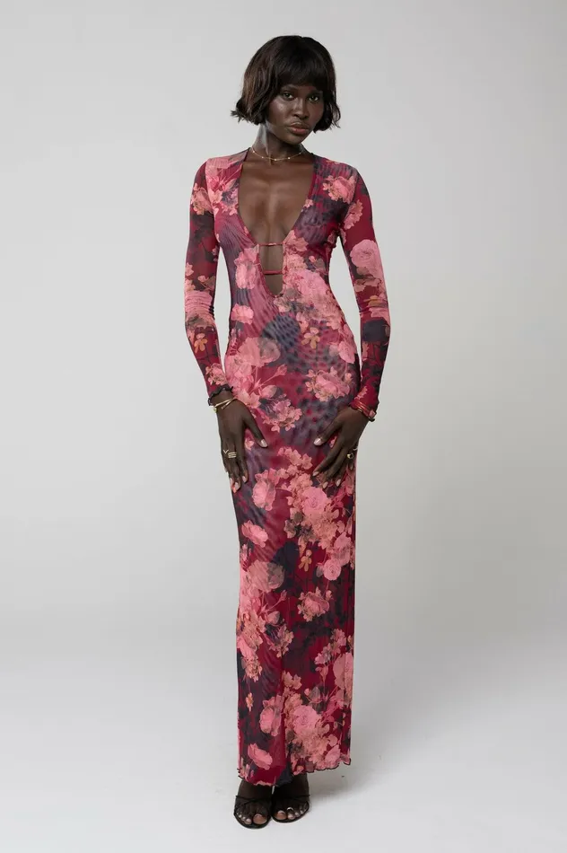 RESA Esme Dress In Aurora Women Midi Dress