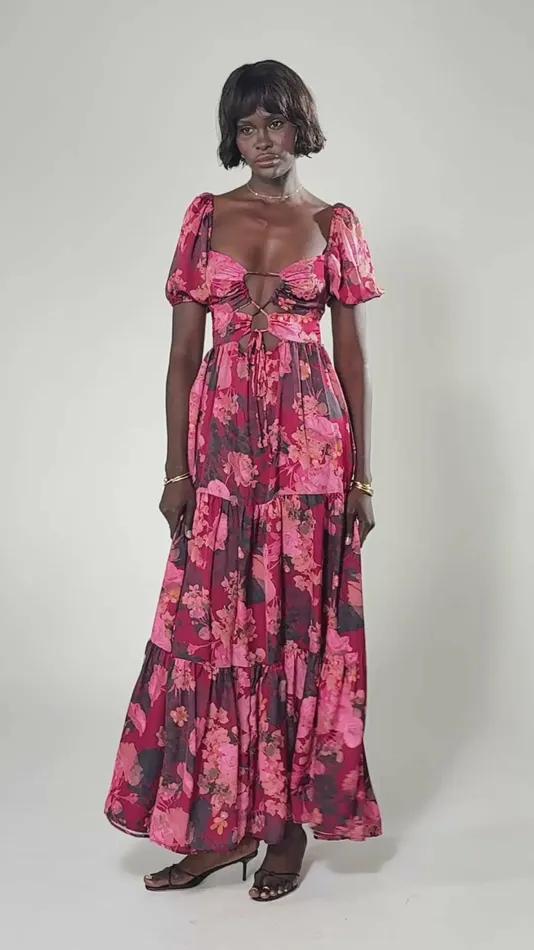 RESA Kit Dress In Aurora Women Maxi Dress