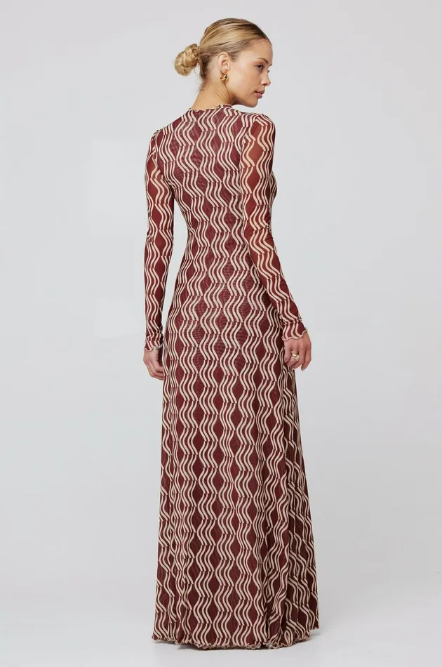 RESA Lyon Dress In Coco Women Maxi Dress