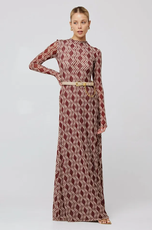 RESA Lyon Dress In Coco Women Maxi Dress