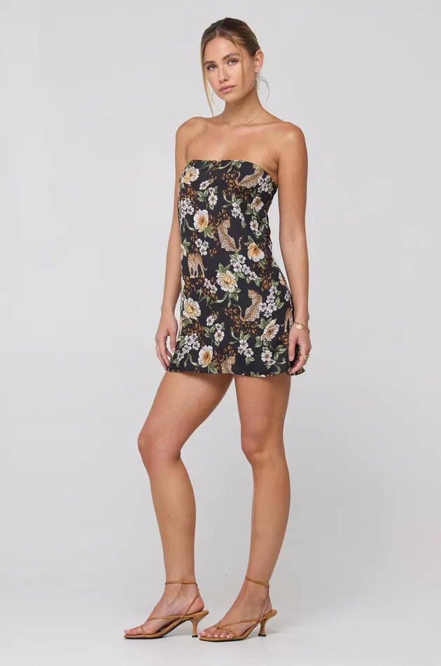 RESA Olive Mini In Tropic Women Mini Dresses