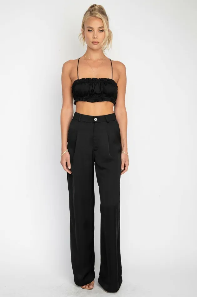 RESA Sasha Trouser In Black Women Bottoms