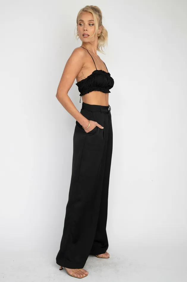 RESA Sasha Trouser In Black Women Bottoms