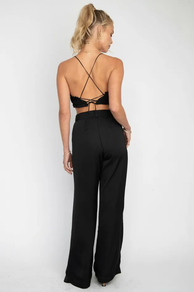RESA Sasha Trouser In Black Women Bottoms