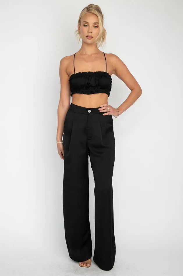 RESA Sasha Trouser In Black Women Bottoms