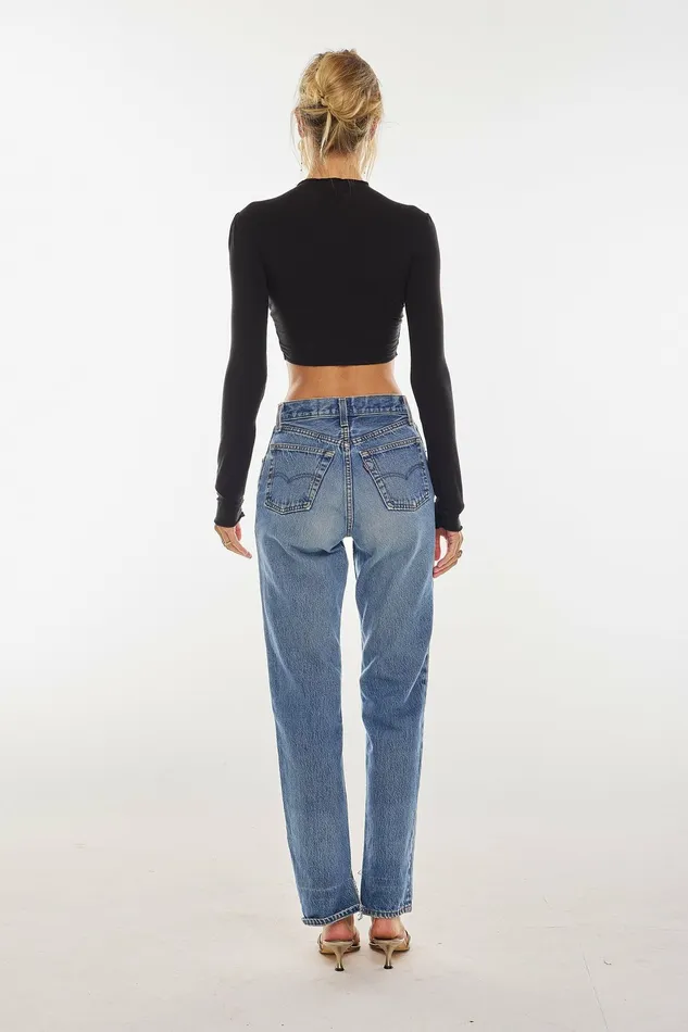 RESA Shelby Top In Black Knit Women Tops