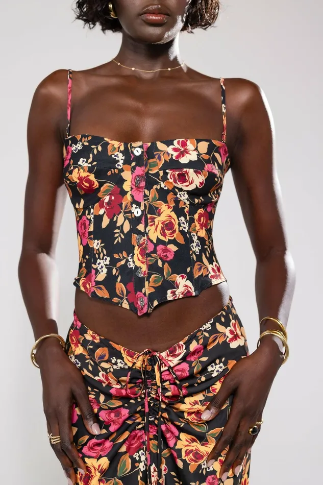 RESA Sienna Corset In Rosie Women Matching Sets