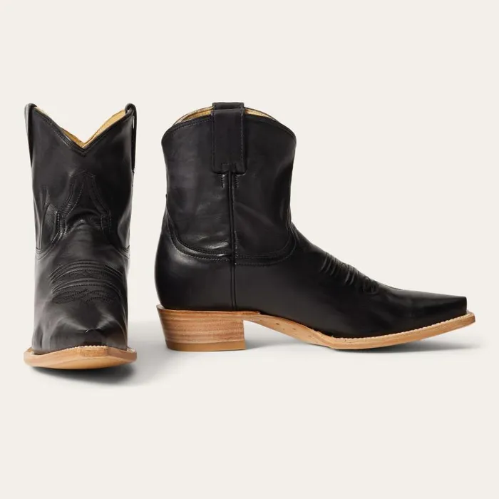 Riley Shorty Boots Black Women Stetson Western