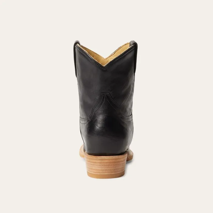 Riley Shorty Boots Black Women Stetson Western