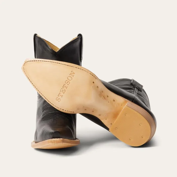 Riley Shorty Boots Black Women Stetson Western