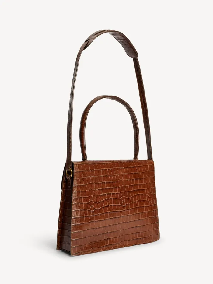 Ronlas Leather Shoulder Bag Bison Women By Malene Birger Bags