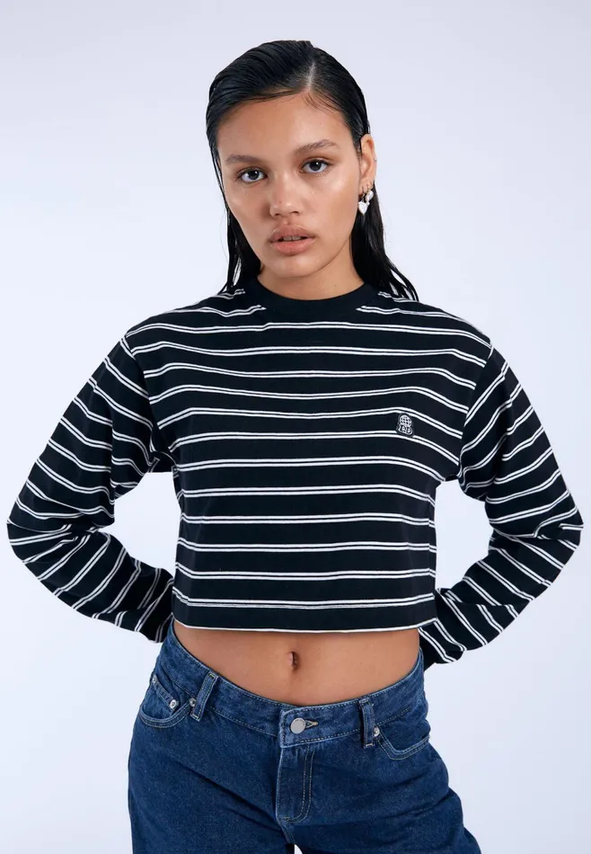Rory Long Sleeve 8211 Double Stripe BL Double Stripe Bl Women Dr Denim Longsleeves Rory Long Sleeve 8211 Double Stripe BL Double Stripe Bl Women Dr Denim Longsleeves