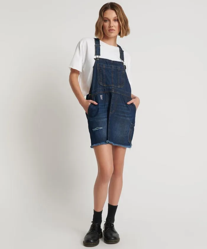 ROYAL BLUE MINI STANTON ST DRESS Women One Teaspoon Denim Dresses