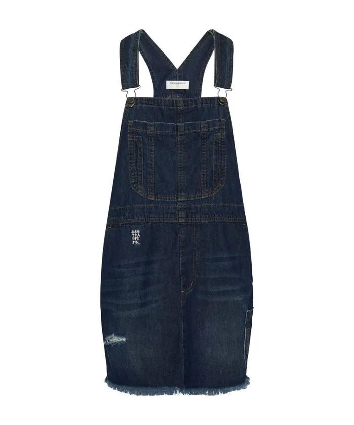 ROYAL BLUE MINI STANTON ST DRESS Women One Teaspoon Denim Dresses ROYAL BLUE MINI STANTON ST DRESS Women One Teaspoon Denim Dresses
