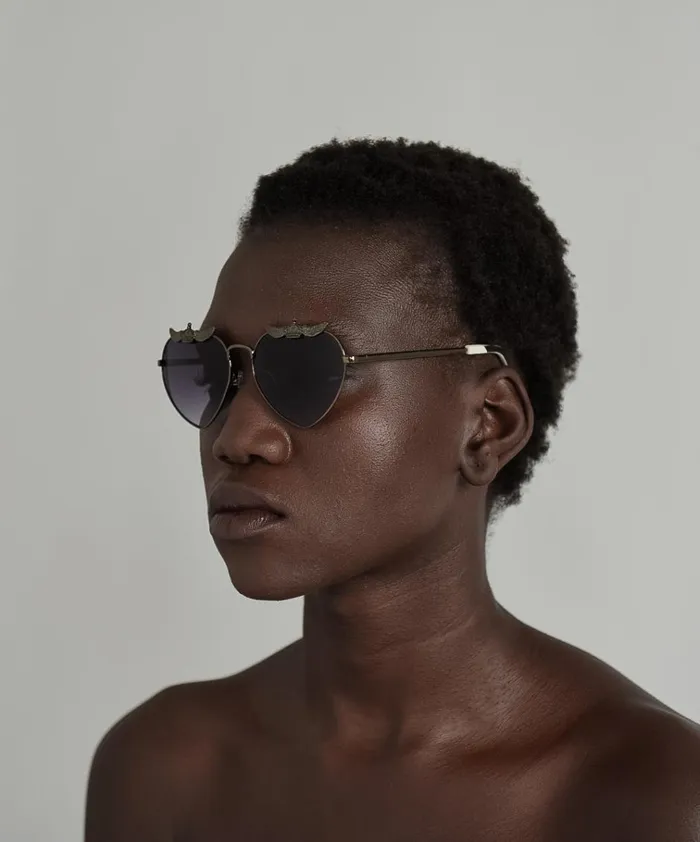 ROYAL FLYER SUNGLASSES GOLD Women One Teaspoon Sunglasses