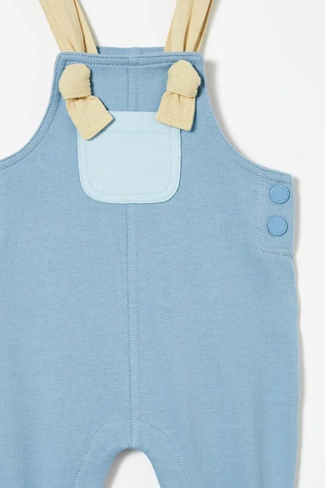 Sam Overall Dusty Bluecolourblock Baby Cotton On Dresses and All In Ones Sam Overall Dusty Bluecolourblock Baby Cotton On Dresses and All In Ones