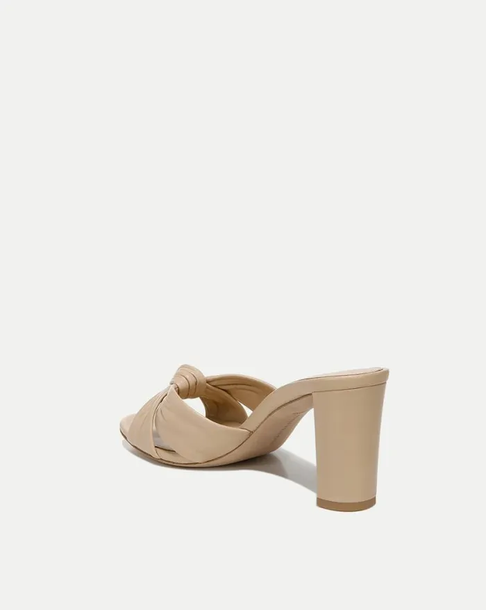 Sandals Shop Veronica Beard Ganita KnotFront Sandal Silver