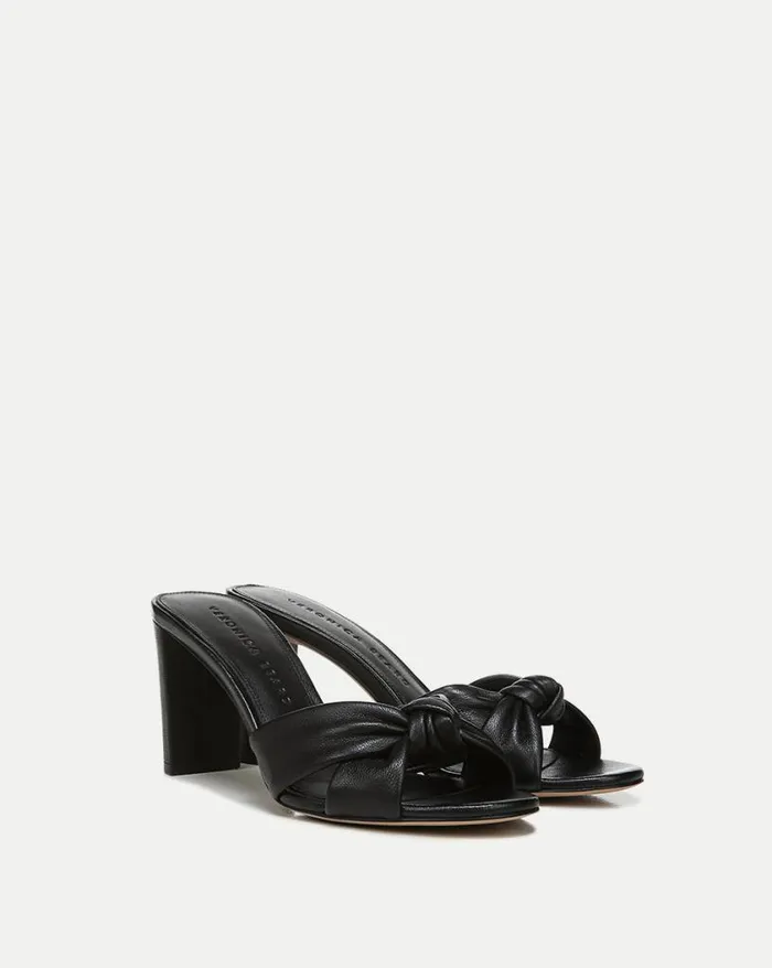 Sandals Shop Veronica Beard Ganita KnotFront Sandal Silver
