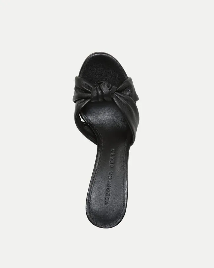 Sandals Shop Veronica Beard Ganita KnotFront Sandal Silver