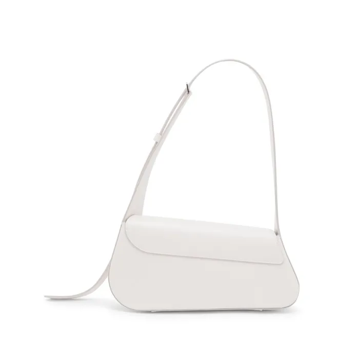 Santoni White Leather Thepluto Bag Women Bags