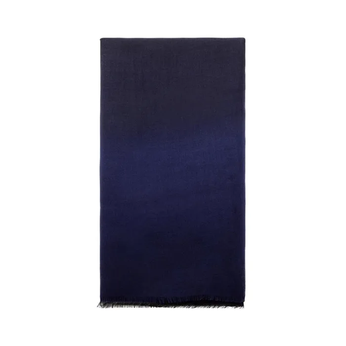Scarves WomenMen Moreschi Blue Wool Scarf