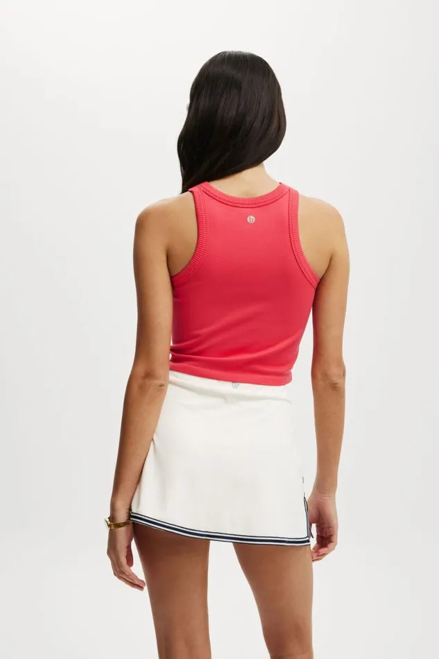 Seamless Ringer Tank Frenchie Red Women Cotton On Tops