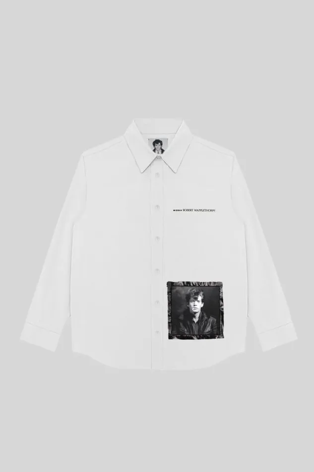 Self Portrait 1980 Robert Mapplethorpe Shirt White Men MISBHV Tops