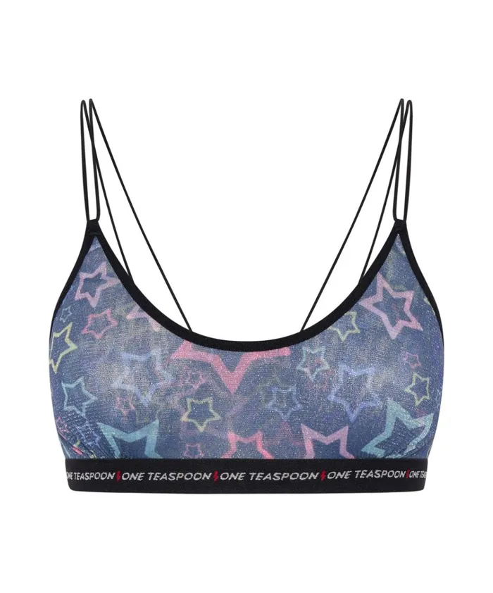 SENSORY STAR MESH LOLA BRALETTE Women One Teaspoon Intimates
