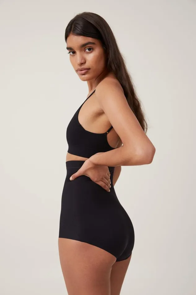 Shapewear High Waist Bikini Brief Black Women Cotton On Solutions