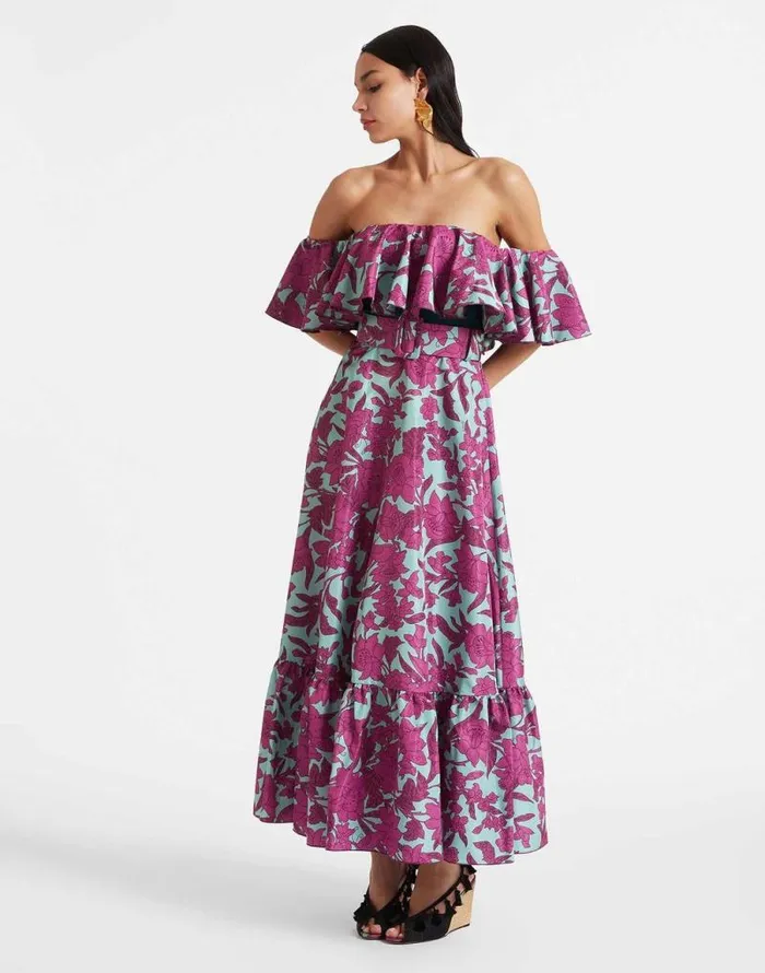 Shazam Dress Lilium Purple Women La Double J Dresses