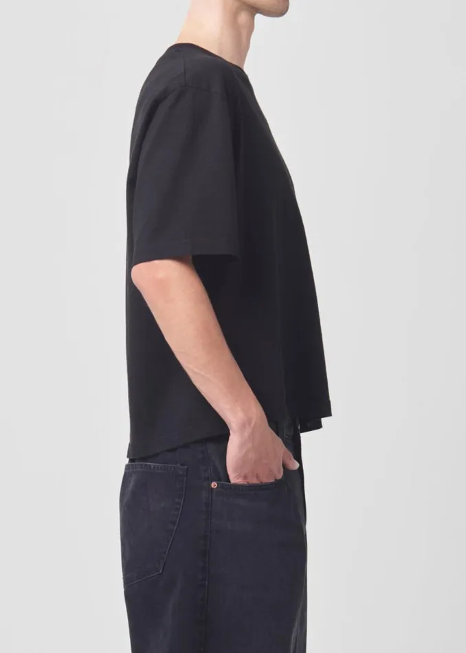Shirts Men Agolde Marr Tee In Black