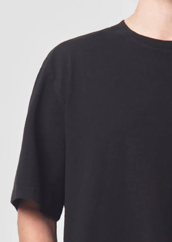 Shirts Men Agolde Marr Tee In Black