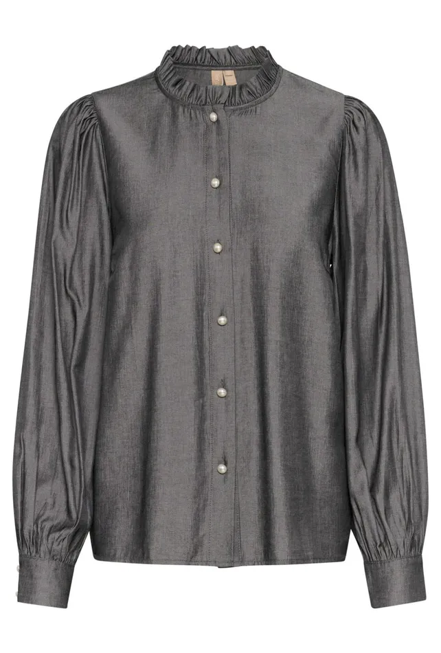Shirts Women CULTURE CUbelva Shirt Black Melange