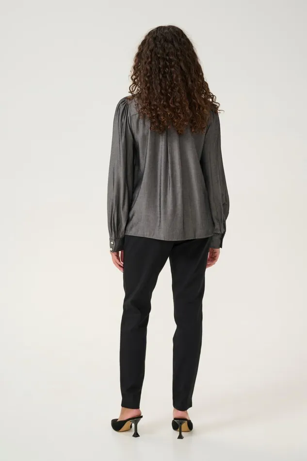 Shirts Women CULTURE CUbelva Shirt Black Melange