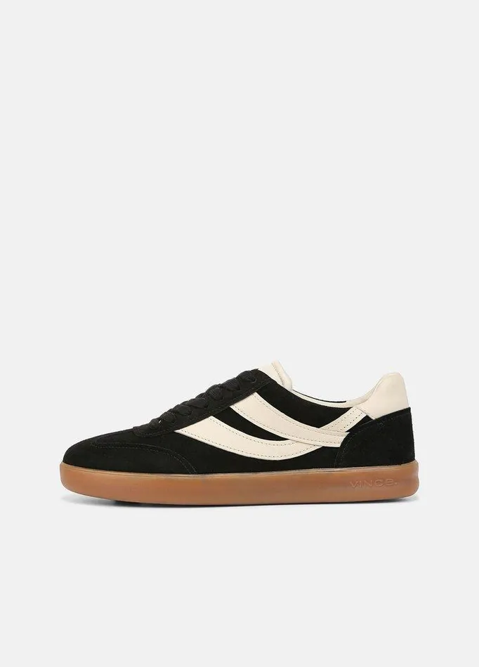 Shoes Men Vince Oasis Leather Sneaker Black