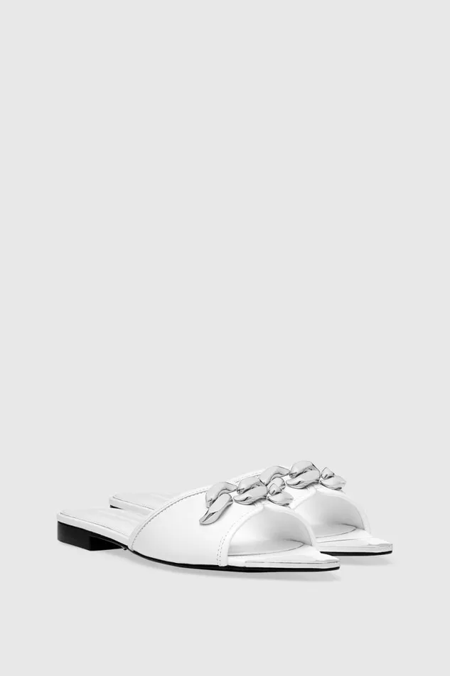 Shoes Shoes Rebecca Minkoff Curb Sandal White