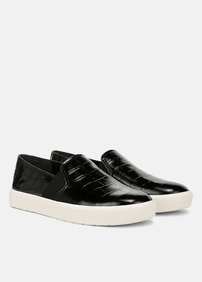 Shoes Women Vince Blair CrocEmbossed Leather Sneaker Black Shoes Women Vince Blair CrocEmbossed Leather Sneaker Black