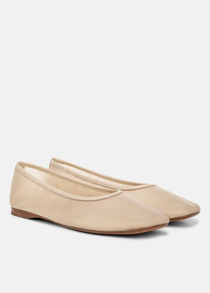 Shoes Women Vince Leah Mesh Flat Birch Sand Shoes Women Vince Leah Mesh Flat Birch Sand
