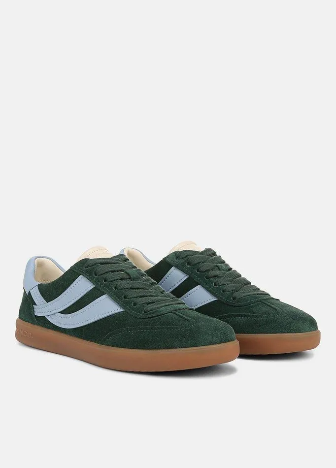 Shoes Women Vince Oasis Suede and Leather Sneaker Evergreenglacial Blue Shoes Women Vince Oasis Suede and Leather Sneaker Evergreenglacial Blue