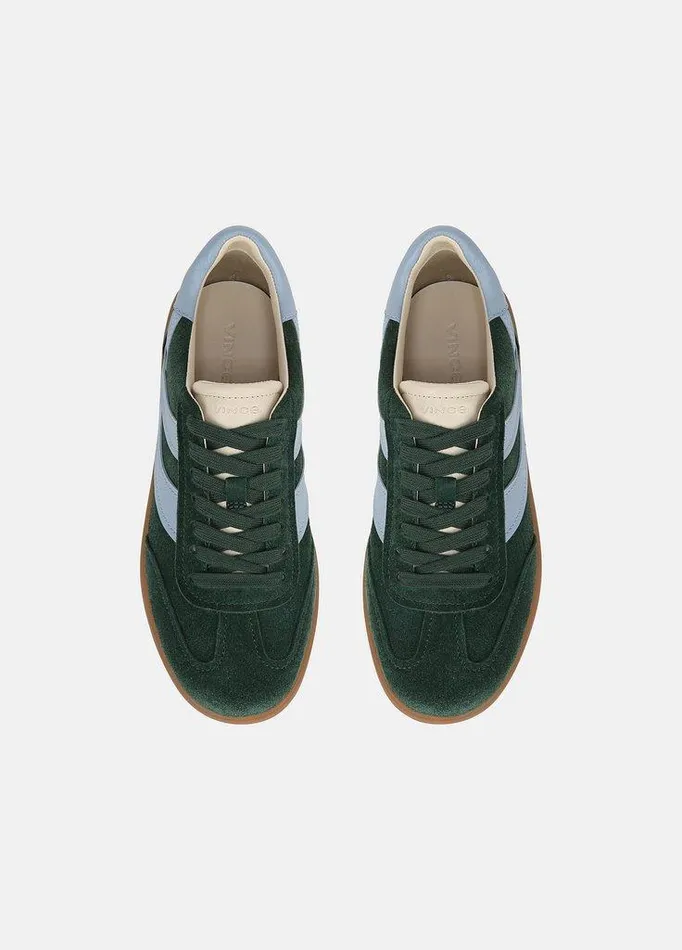 Shoes Women Vince Oasis Suede and Leather Sneaker Evergreenglacial Blue Shoes Women Vince Oasis Suede and Leather Sneaker Evergreenglacial Blue