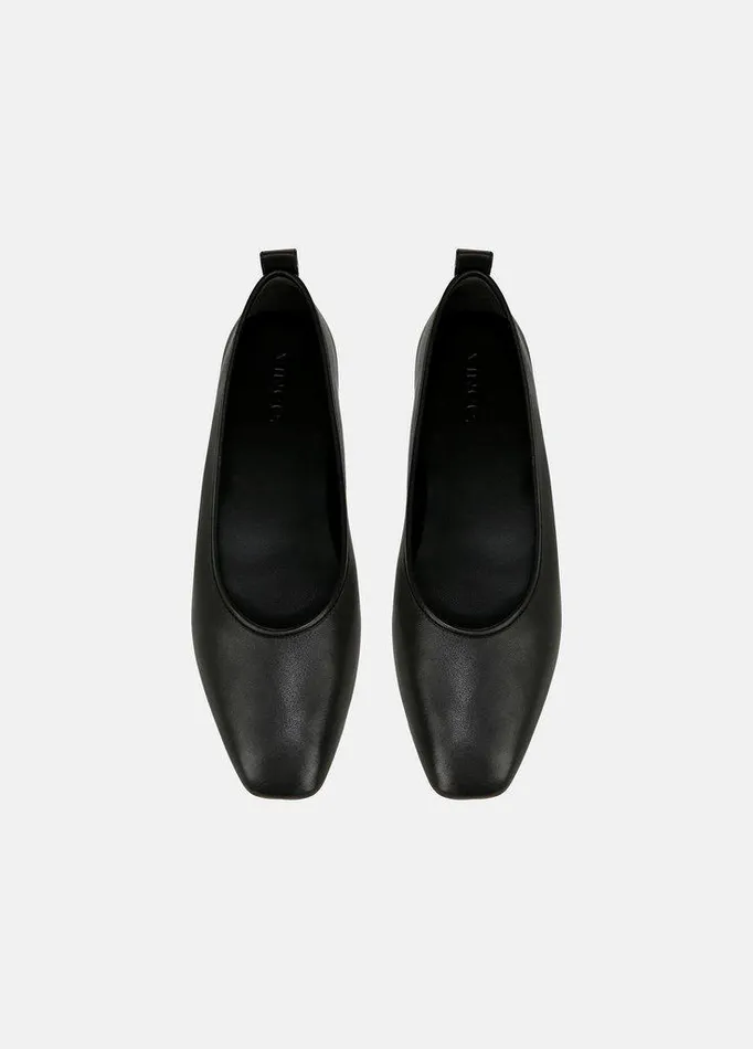 Shoes Women Vince Vivian Leather Ballet Flat Black Shoes Women Vince Vivian Leather Ballet Flat Black