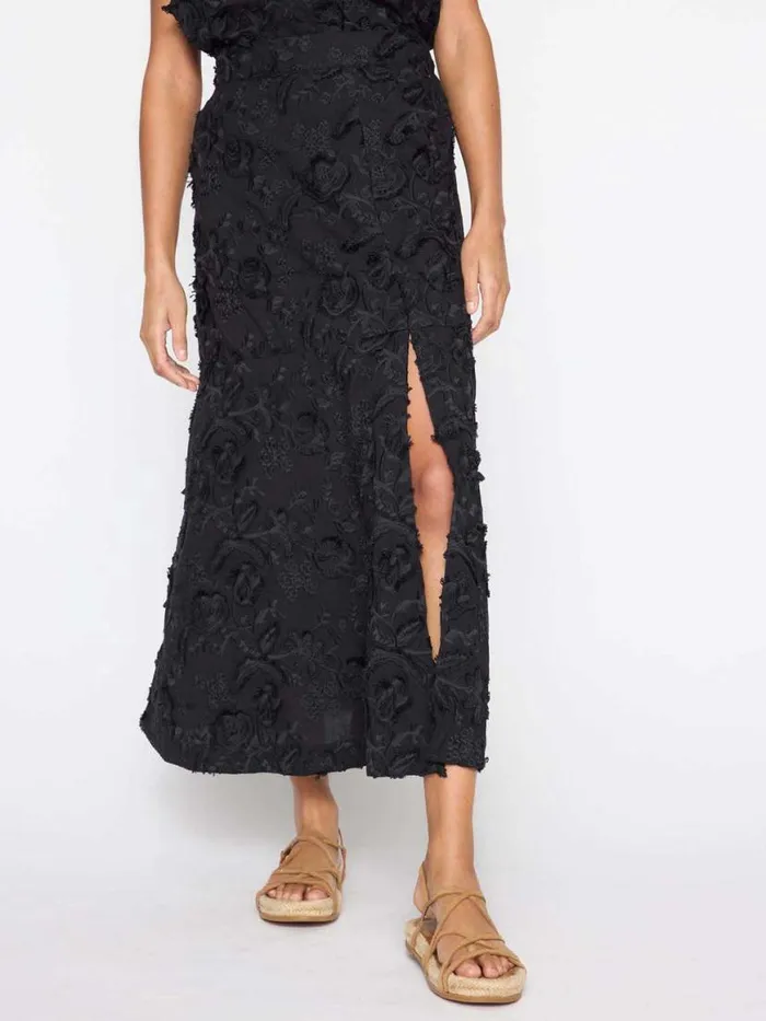 Shop Brochu Walker Bottoms The Danni Skirt Black Onyx