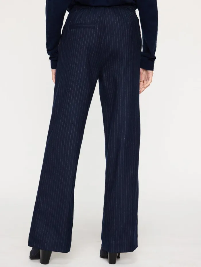 Shop Brochu Walker Bottoms The Olena Pinstripe Pant Baltic Pinstripe