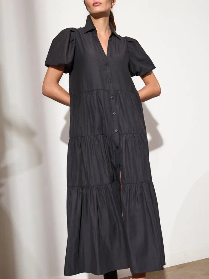 Shop Brochu Walker Dresses The Havana Dress Washed Black
