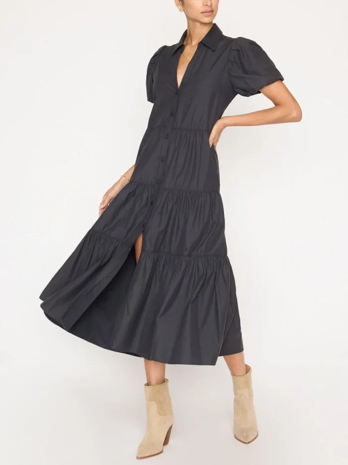 Shop Brochu Walker Dresses The Havana Dress Washed Black