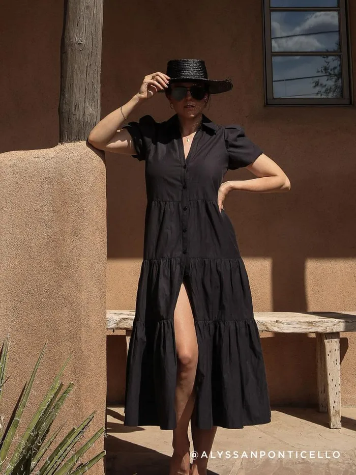 Shop Brochu Walker Dresses The Havana Dress Washed Black