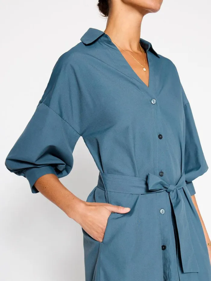 Shop Brochu Walker Dresses The Kate Belted Dress Ocean
